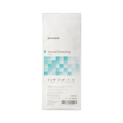 DRESSING, ISLAND BORDER-GAUZE STR LF 4X10" (25/BX 4BX/CS)