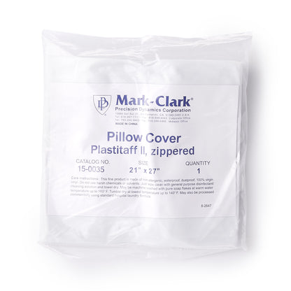 COVER, PILLOW ZIPPER 21"X27" 4MIL WHT (12/CS) PREDYN
