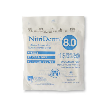 GLOVE, SURG NTRL 8.0 STR2 TXT CHEMO (50PR/BX 4BX/CS)