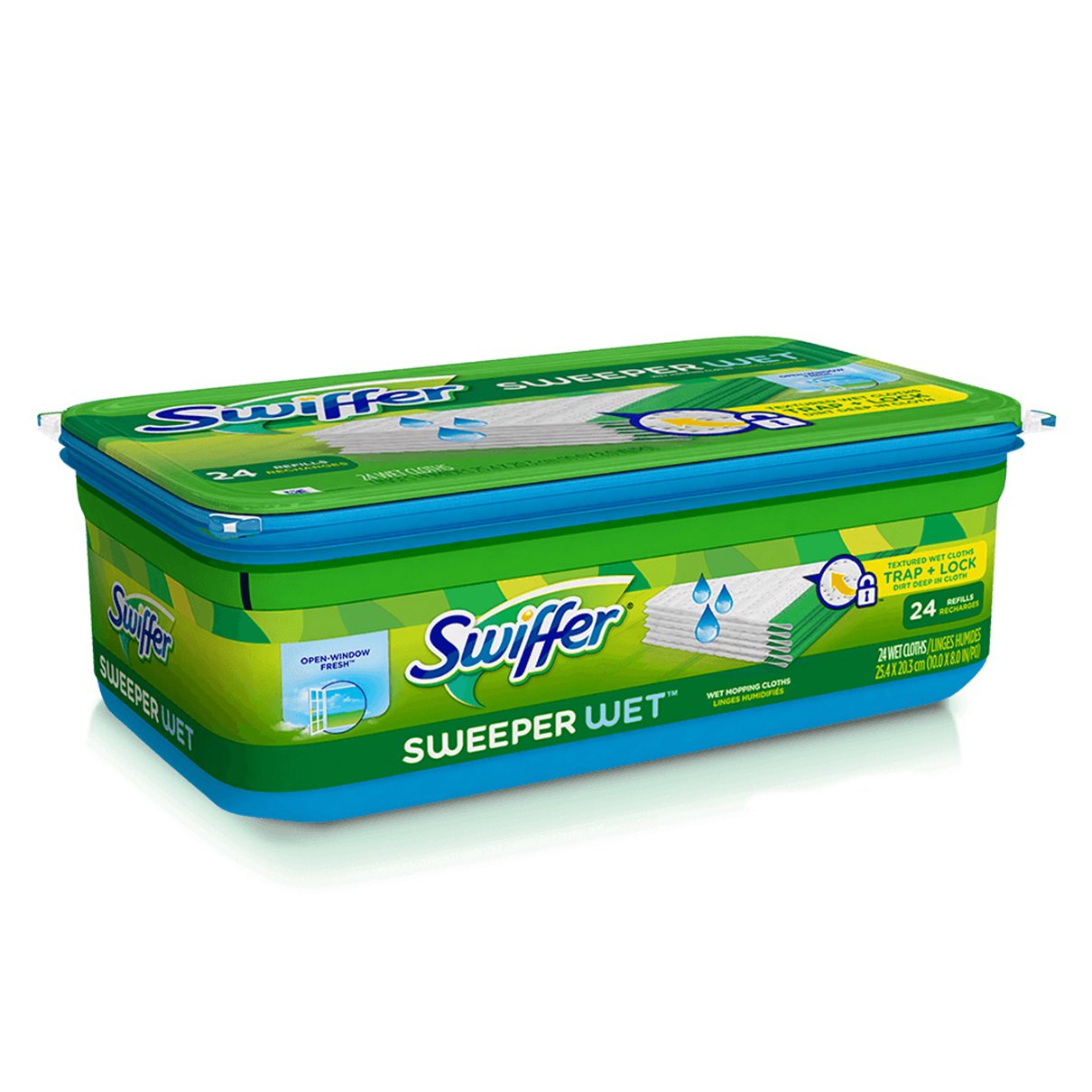 DUSTER, SWIFFER REFILL WET CLOTHS (12/CS)