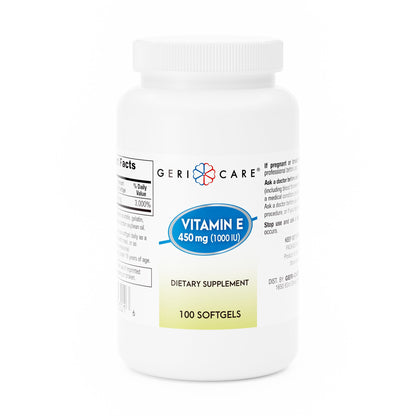 VITAMIN E, 1000IU SFT GEL (100EA/BT 12BT/CS)