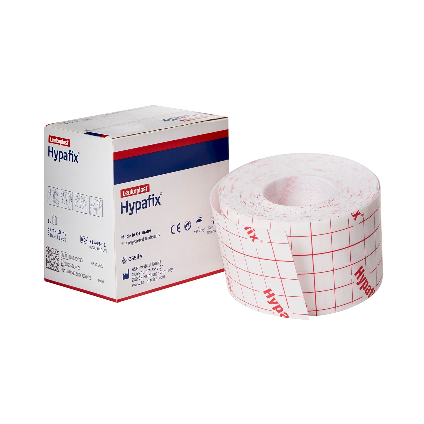 TAPE, DRESSING HYPAFIX RETENTION 2"X10YDS (10YD/RL 24RL/CS)