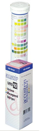 URINE TEST STRIP, ACCUSTRIP (100/EA)