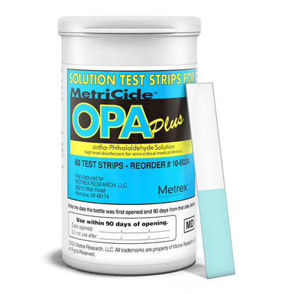 TEST STRIP, OPA PLUS METRICIDE(60/BT 2BT/CS)