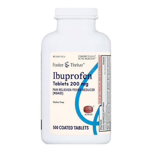IBUPROFEN, TAB FT 200MG (500/BT)