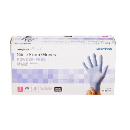 GLOVE, EXAM NTRL SM N/S CHEMO 3.5C (200/BX 10BX/CS)