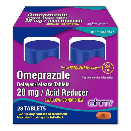 OMEPRAZOLE DR, TAB 20MG (28/BT)