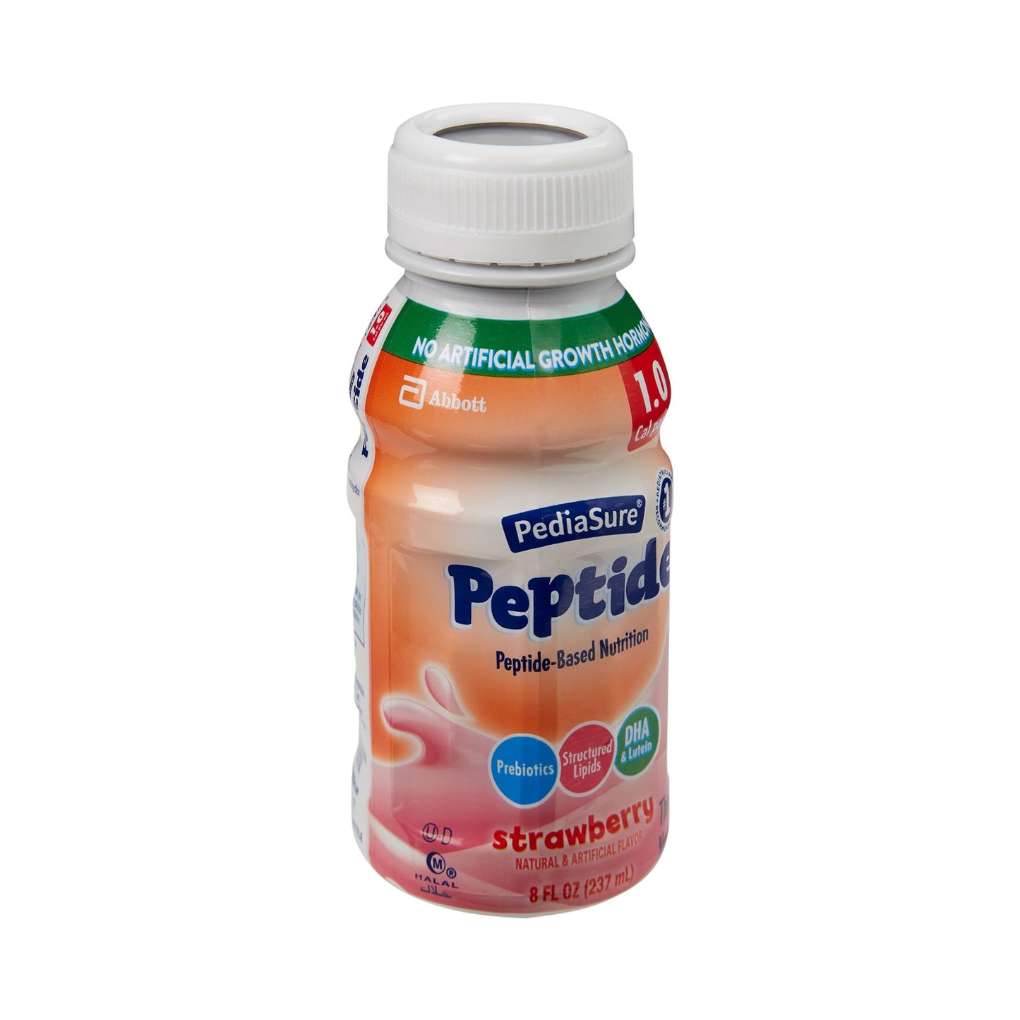 PEDIASURE, PEPTIDE STRWBERRY 1CAL 8OZ (24/CS)