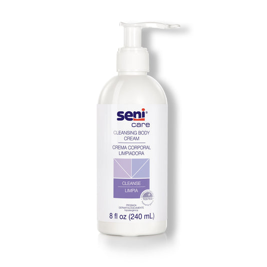 CREAM, CLEANSING SENI CARE NO RINSE 8OZ (6/CS)