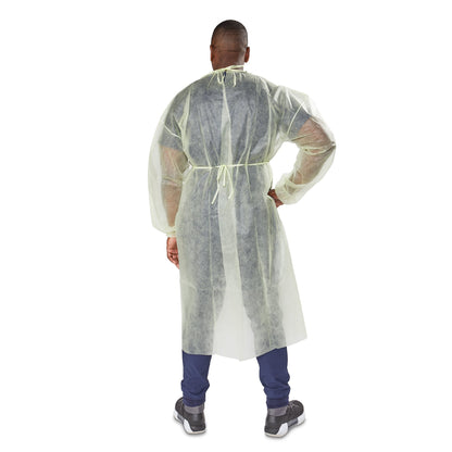 GOWN, ISO FULL BACK ELAS WRISTSBPP NR OSFM (10/BG 10BG/CS)