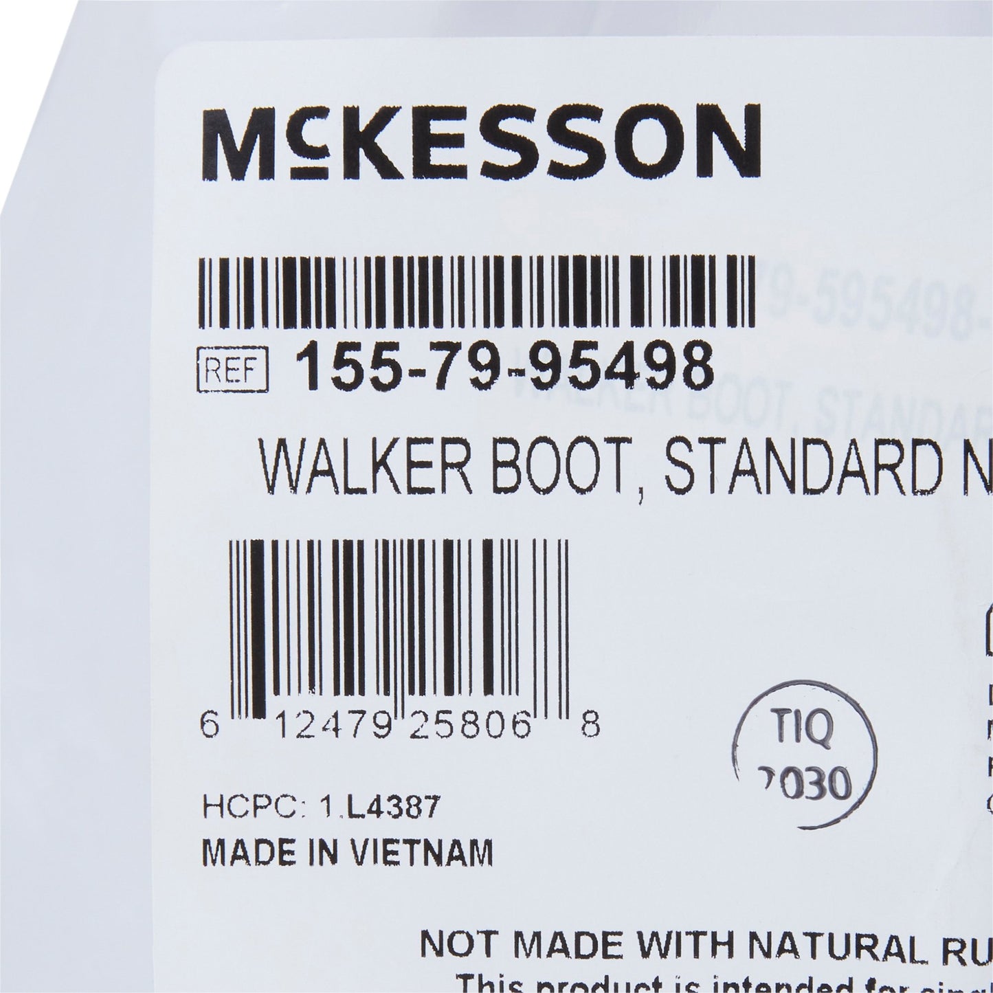 BOOT, WALKER STD NON-AIR XLG