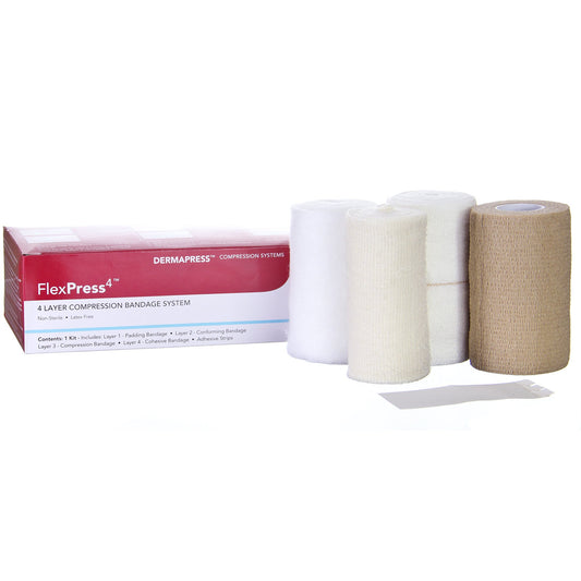 BANDAGE SYSTEM, COMPRESSION FOURPRESS 4 LAYER (1/BX)