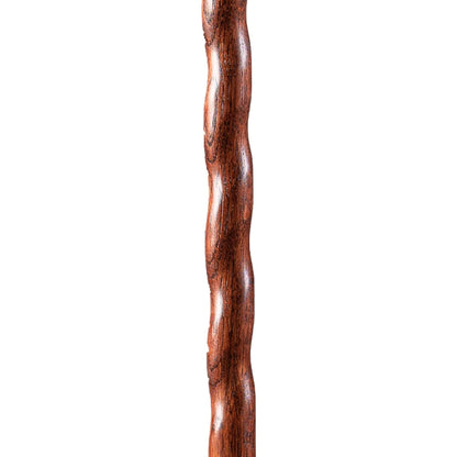 STICK, WALKING WOOD BRAZOS TWISTED TREKKER OAK RED 55"