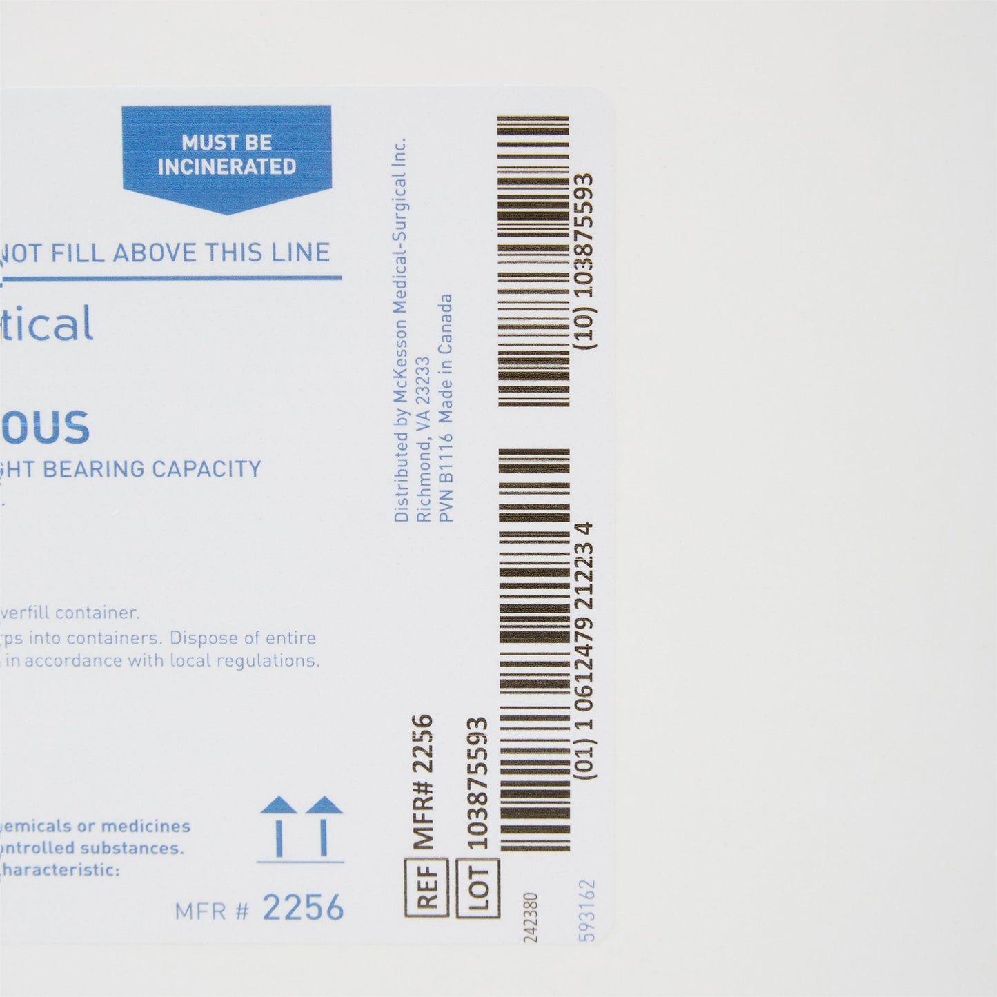 CONTAINER, SHARPS PHARMA WHT/BLU 8GL (9/CS)