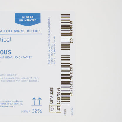 CONTAINER, SHARPS PHARMA WHT/BLU 8GL (9/CS)