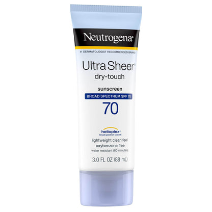 SUNBLOCK, NEUTOGENA ULTRA SHEER SPF70 12/CS) J&JOTC