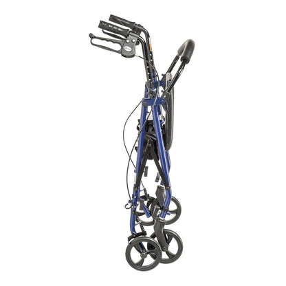 WALKER, ROLLATOR KD STEEL 6" BLU