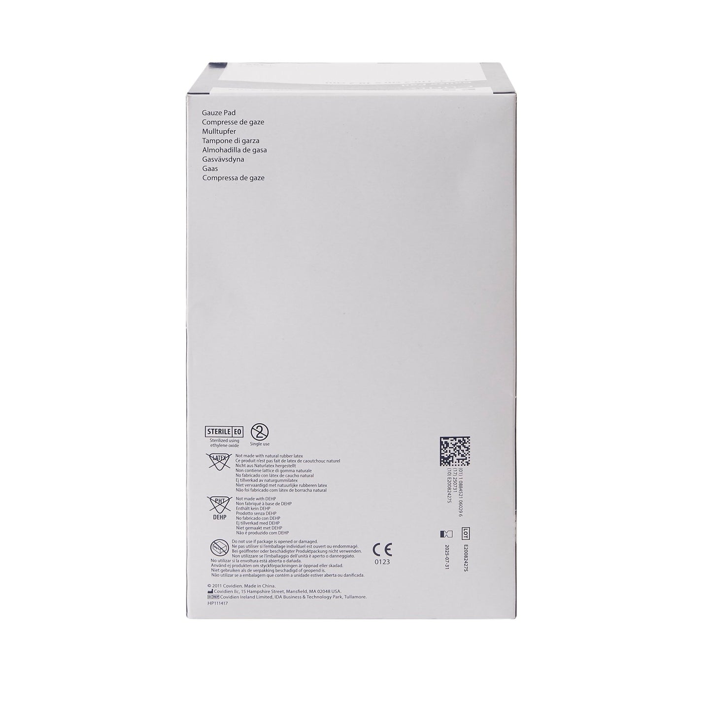 SPONGE, GAUZE 12PLY STR 4"X4" (100/CT 12CT/CS)