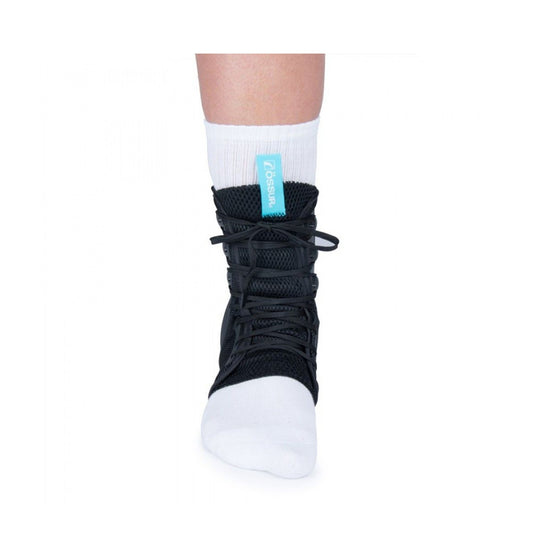ANKLE BRACE, EXOFORM BLK LG