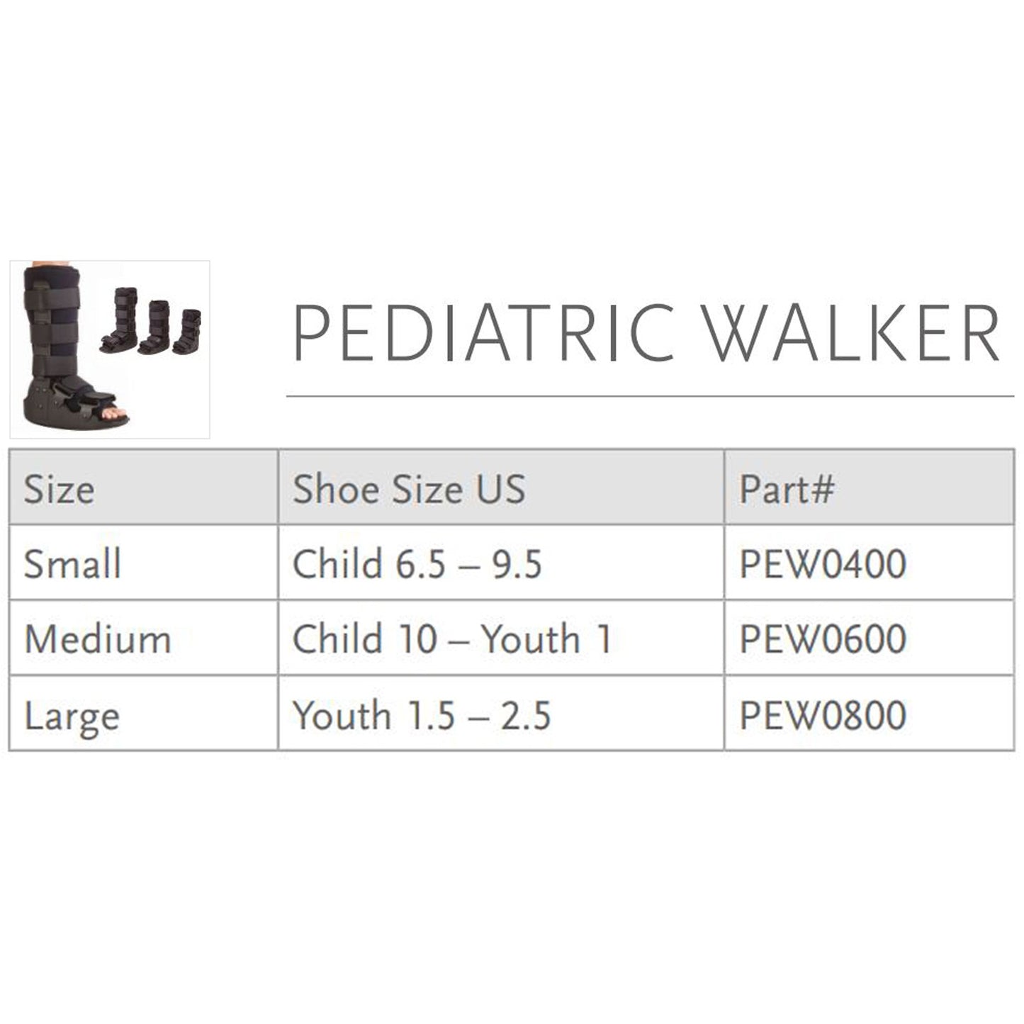 WALKER, AIR EQUALIZER GRY PED LG