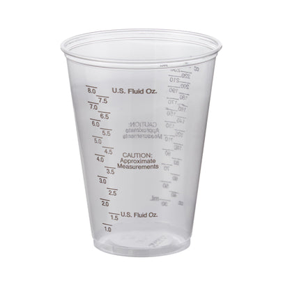 CUP, DRINK GRAD PET PLAS MED 10OZ (50/SL 20SL/CS)