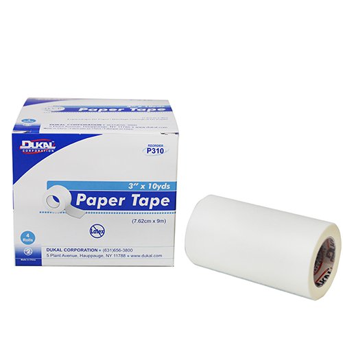 TAPE, PAPER 3"X10YDS (4RL/BX 12BX/CS)