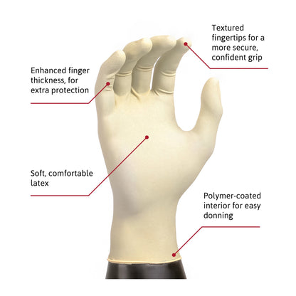 GLOVE, EXAM LTX XL N/S (100/BX10BX/CS)