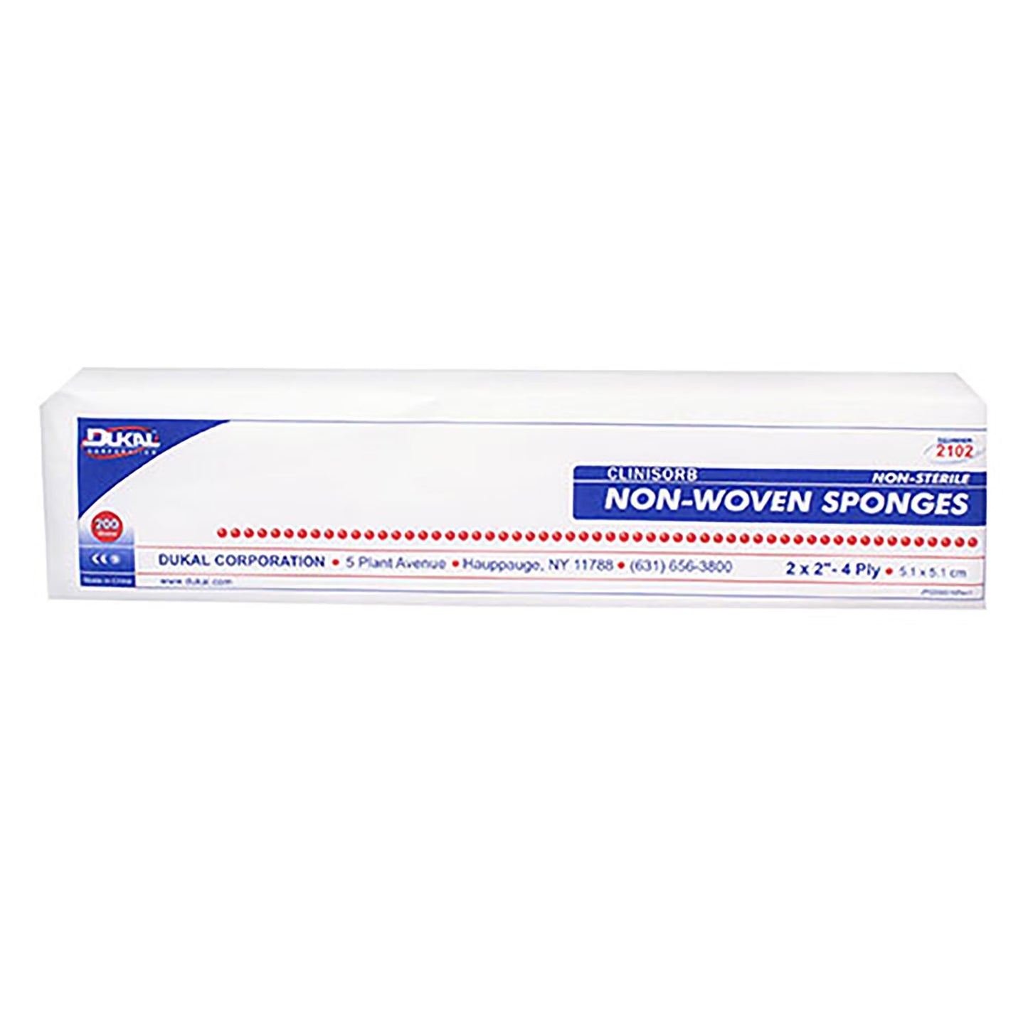 SPONGE, GAUZE N/WVN 2"X2" (200/BG)