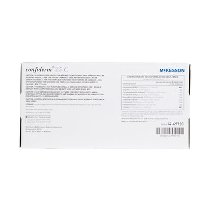 GLOVE, EXAM NTRL XS N/S CHEMO 3.5C (200/BX 10BX/CS)