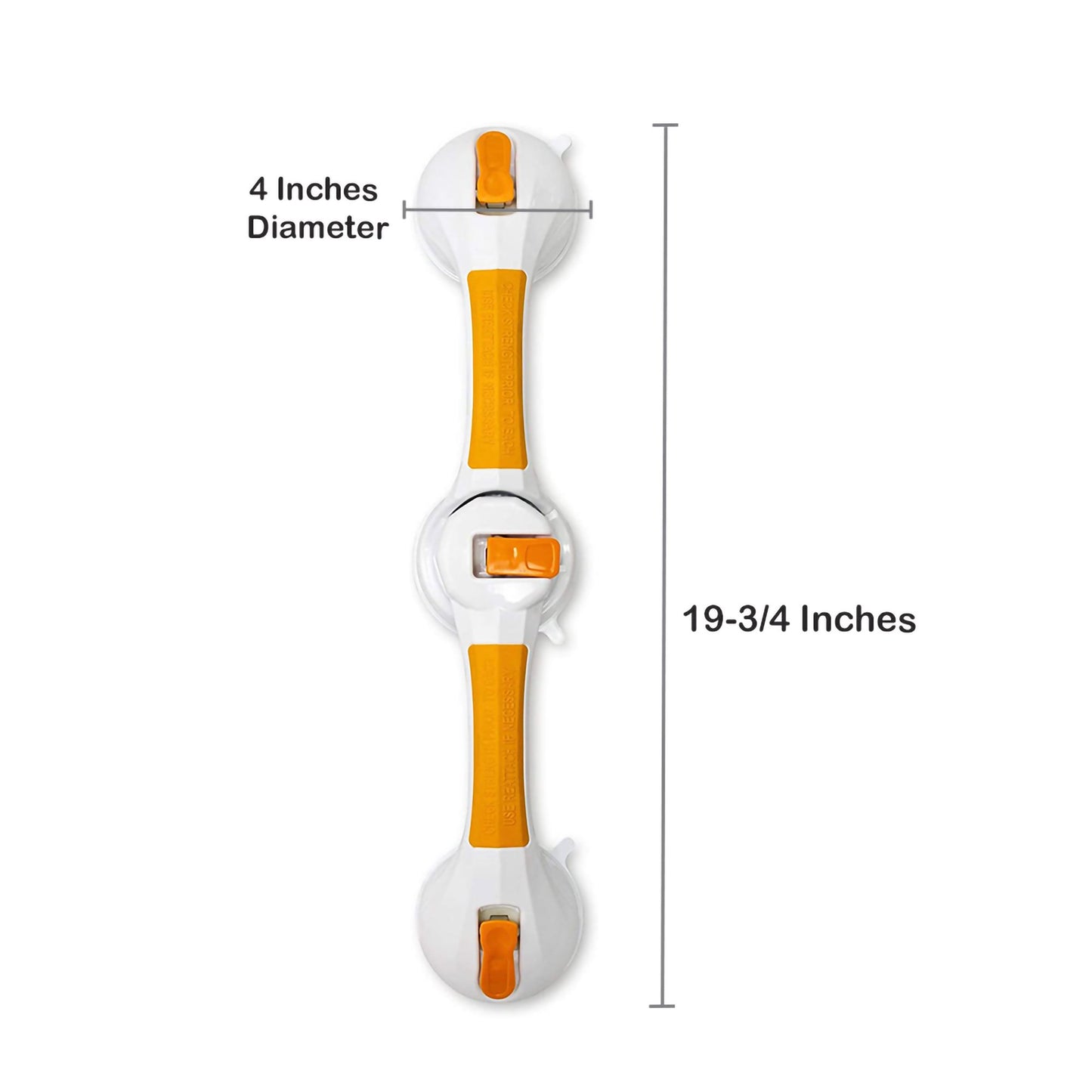 GRAB BAR, SUCTION ROTATING 19.75" (3/CS)
