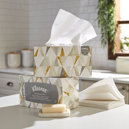 TOWEL, KLEENEX PREM POP-UP WHT1PLY (120/BX 18BX/C KIMCON