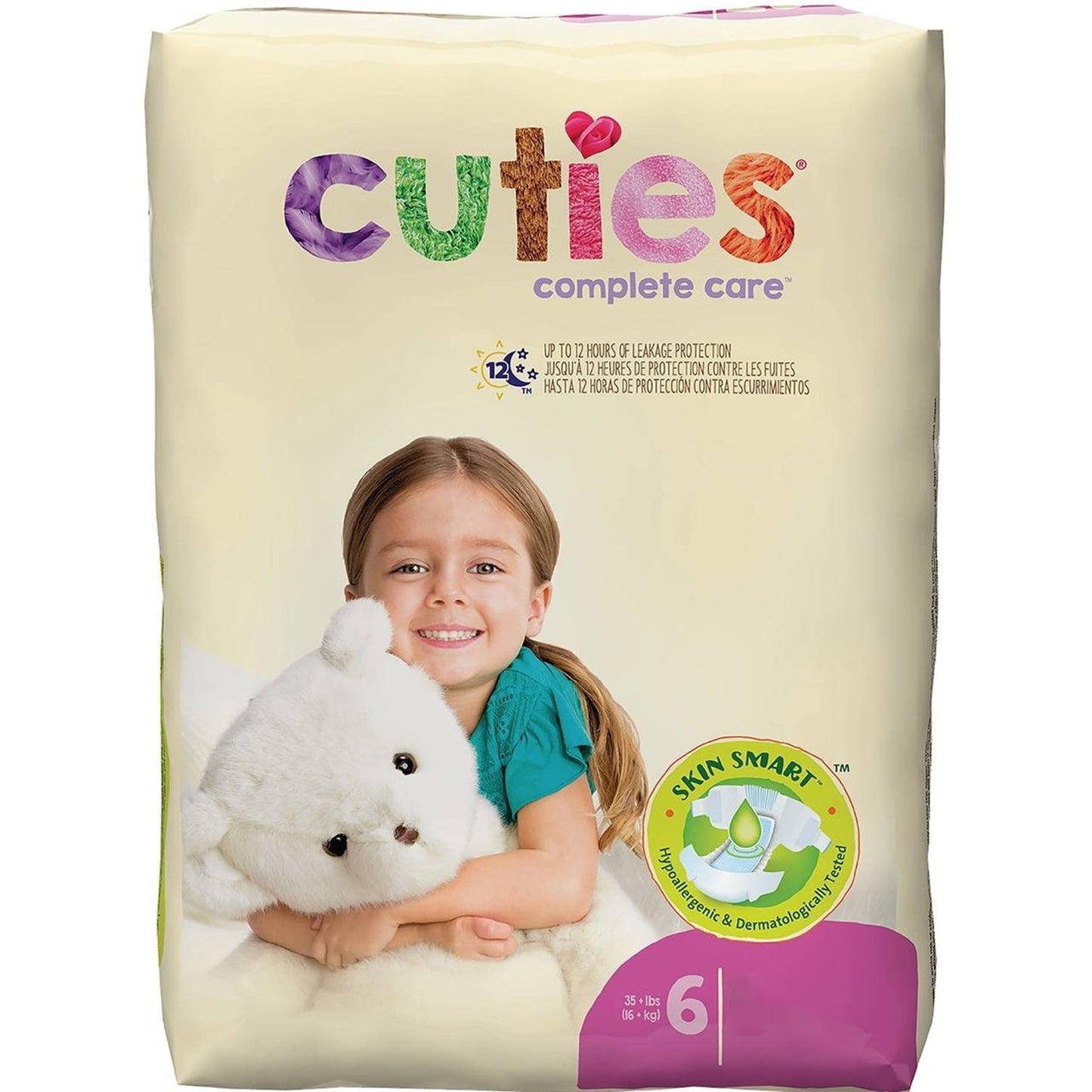 DIAPER, BABY CUTIES PREVAIL 35+LBS SZ6 (25/PK 8PK/CS)