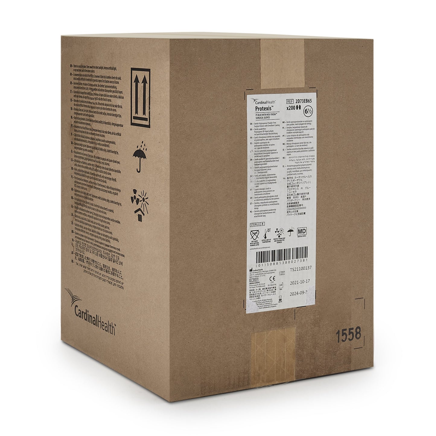GLOVE, SURG PLYISO 6.5 STR2 SMTH NEUTHERA (50PR/BX 4BX/CS)