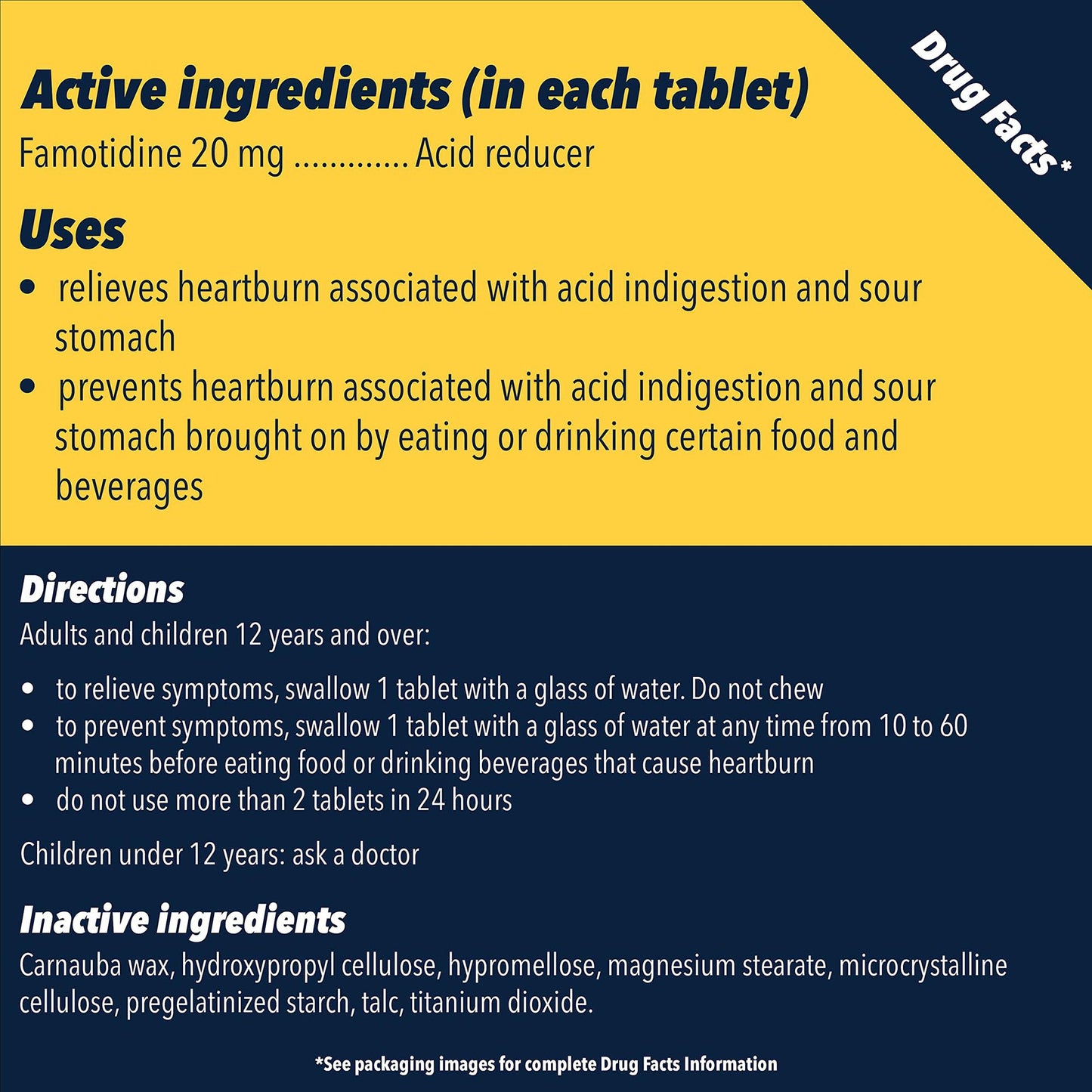 PEPCID AC, TAB MAXIMUM STRENGTH 20MG (25/BX)