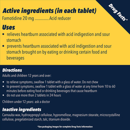 PEPCID AC, TAB MAXIMUM STRENGTH 20MG (25/BX)