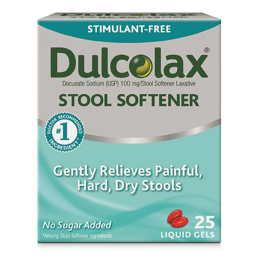 DULCOLAX STOOL SOFT, GCAP (25/BX)
