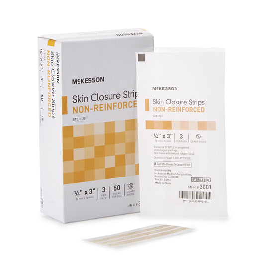 CLOSURE, SKIN FLEX LF TAN 1/4X3" (3/PK 50PK/BX 4BX/CS)