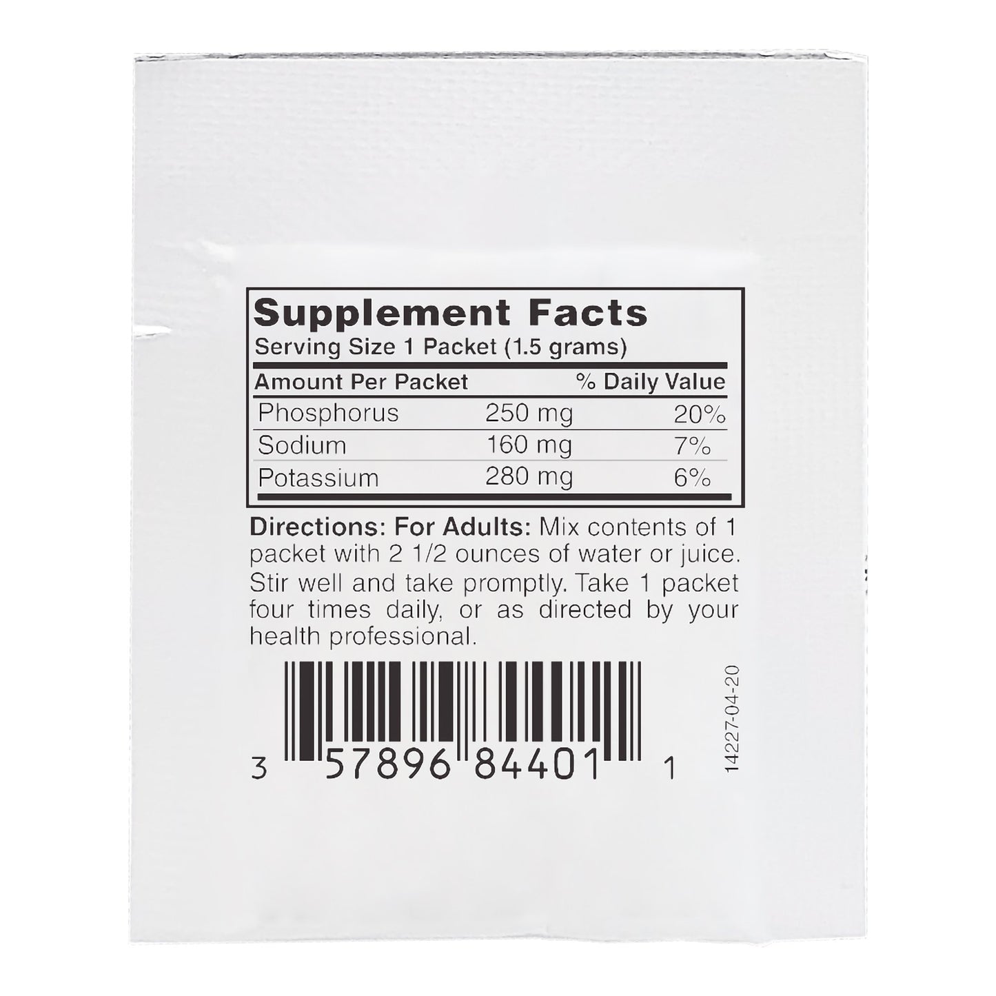 PHOSPHORUS, PDR 250-160-280MG (100/PK 24PK/CS)