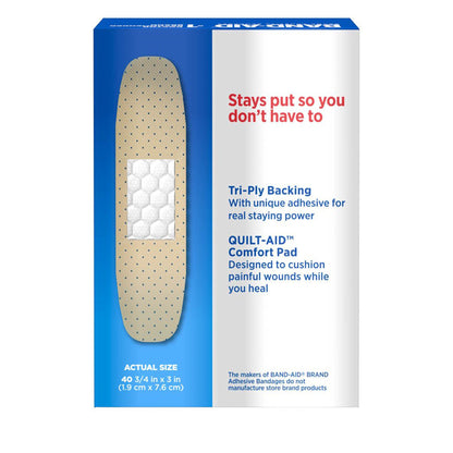 BAND-AID, ADHSV TRU-STAY SHEER(40/BX)