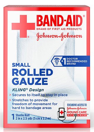 BANDAGE, GAUZE FLEX STR 2"X2.5YDS