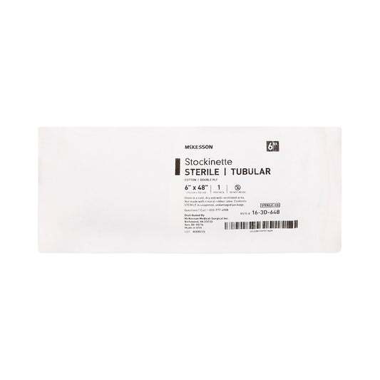STOCKINETTE, TUBULAR 2PLY STR 6"X48"(18/CS)