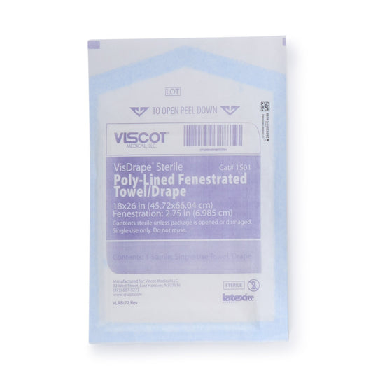 DRAPE, SURG FENESTRATED 18"X26" (50/BX)