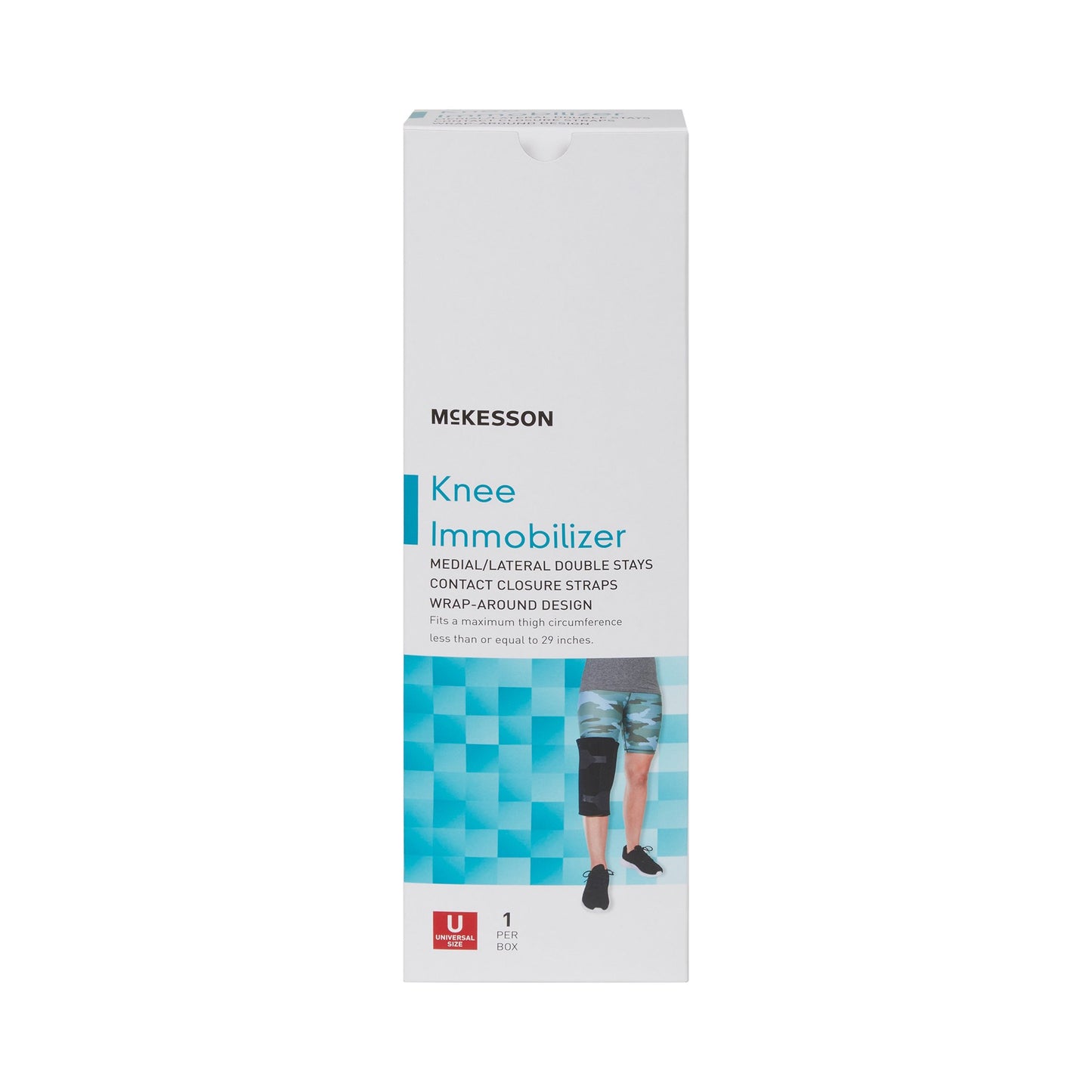 KNEE IMMOBILIZER, UNIVERSAL 12"