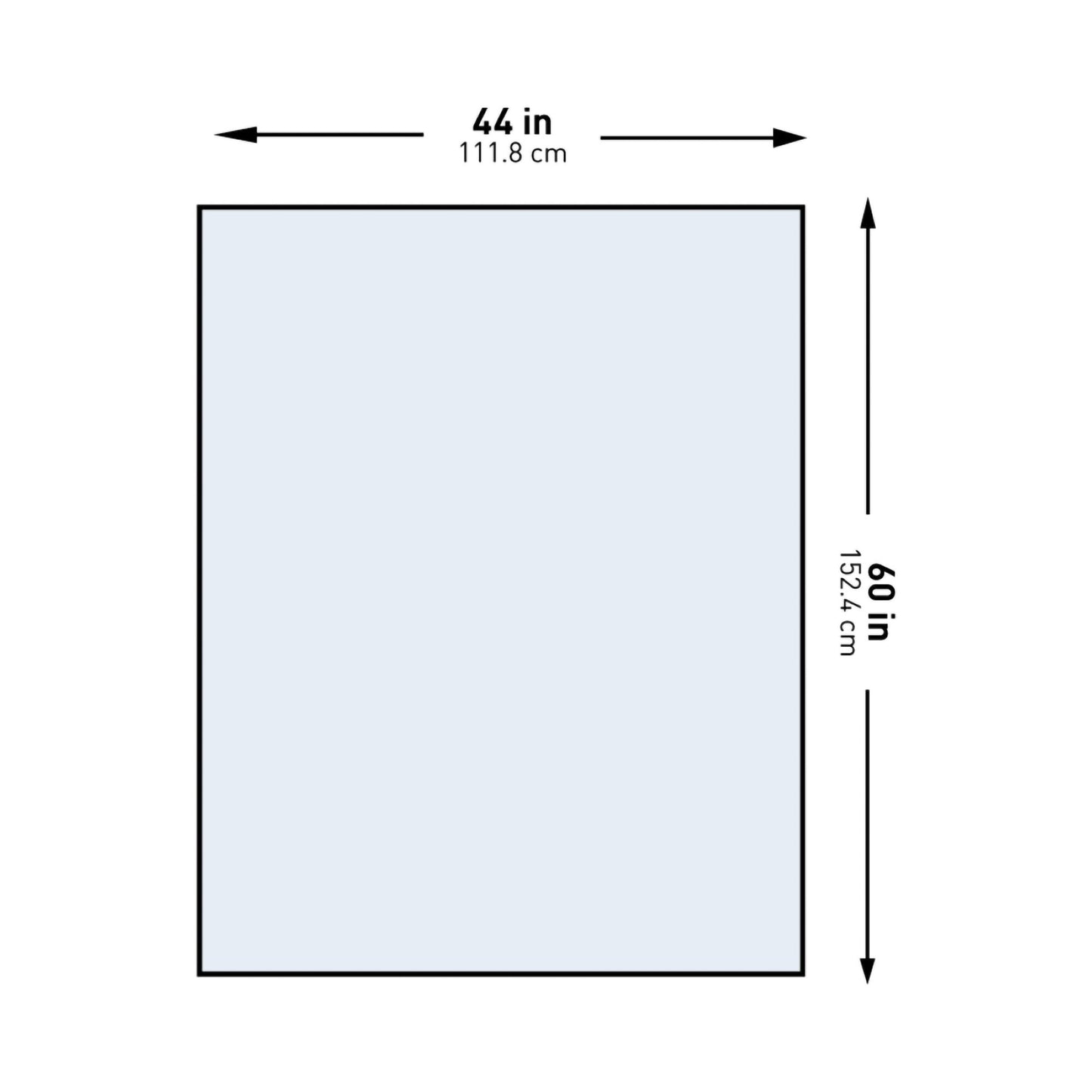 DRAPE, SURGICAL HALF DRAPE STR44"X60" (22/CS)