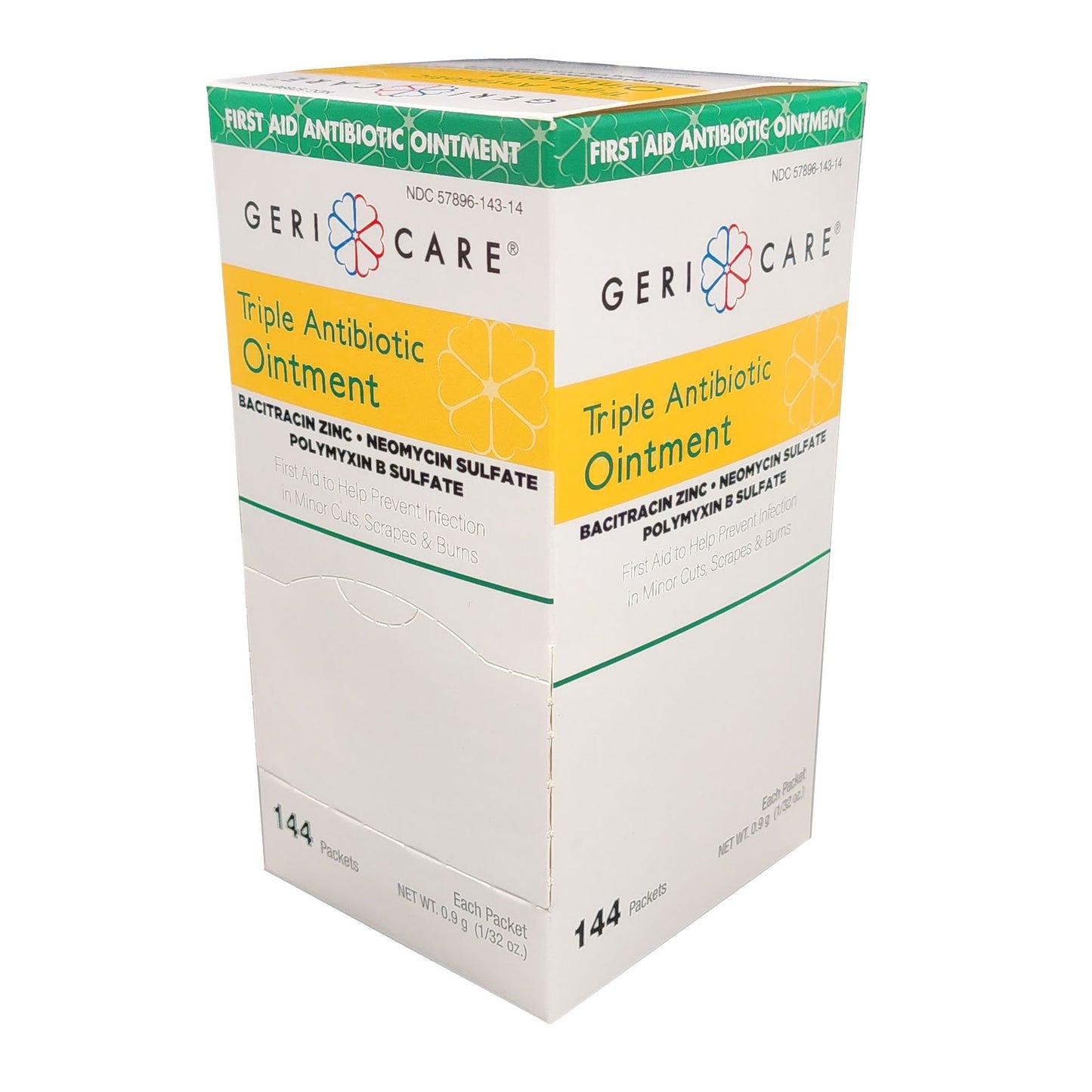 TRIPLE ANTIBIOTIC, OINT 0.9GM (144/BX 12BX/CS)