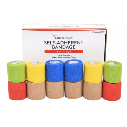 BANDAGE, COMPRSN SELF ADHERENTCHSV N/S 2"X5' (12/BX 6BX/CS