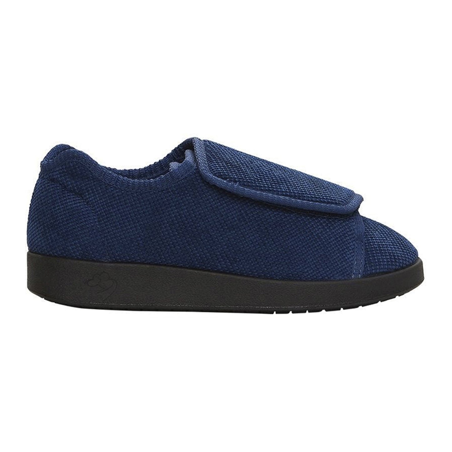 SLIPPER, SILVERTS EASY CLOSURENAVY 2XWIDE SZ6