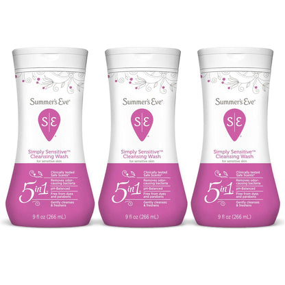 WASH, BODY SENSITIVE SUMMERS EVE 9OZ