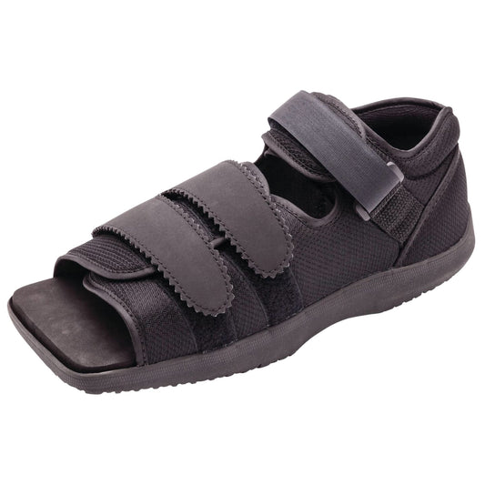 SHOE, POST-OP SQUARE TOE BLK MENS MED (1EA)