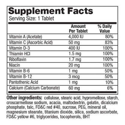 MULTIVITAMIN, TAB (200/BT 12BT/CS)